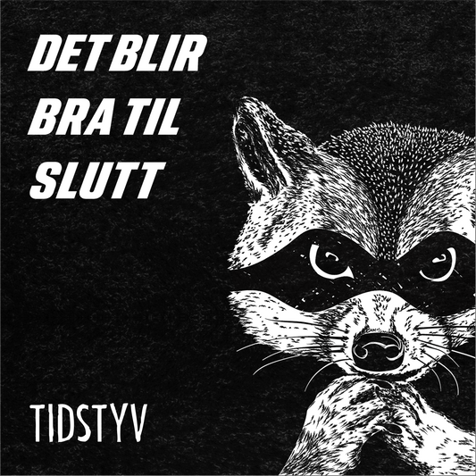 "Tidstyv - Det blir bra tilslutt" Debut Album, Limited Edition Racoon Sleeve