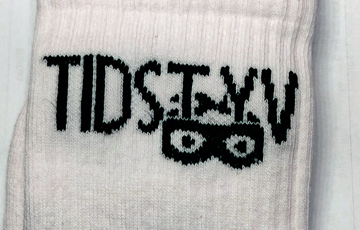 Socks with Tidstyv Logo